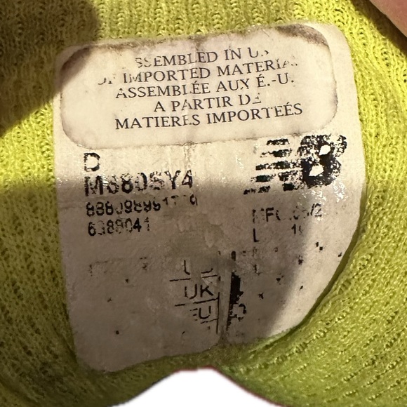 NB NEW BALANCE SNEAKERS RUN WALK ATHLETIC SZ 11.5 880v4 GRAY ORANGE BLACK YELLOW - Picture 6 of 14